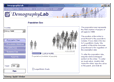 Screen shots of DemographyLab